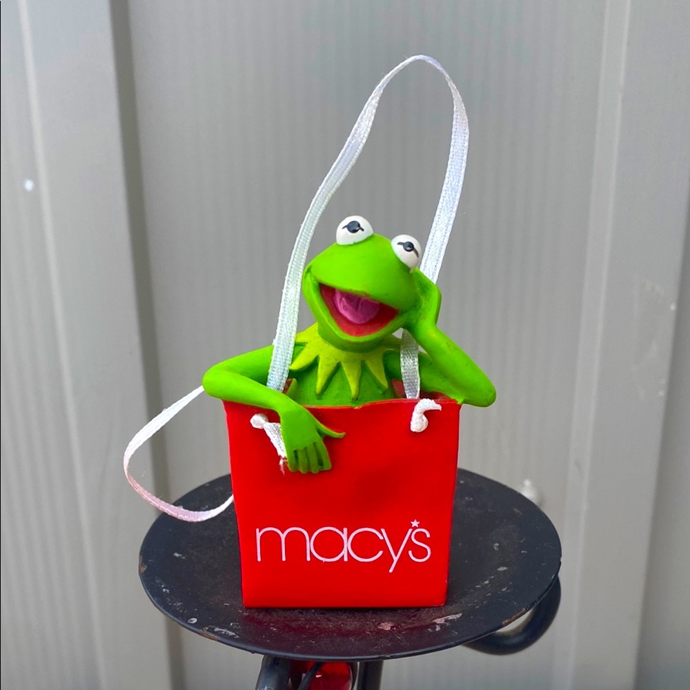Collectible Macy’s 2002 Kermit the Frog Holiday Ornament